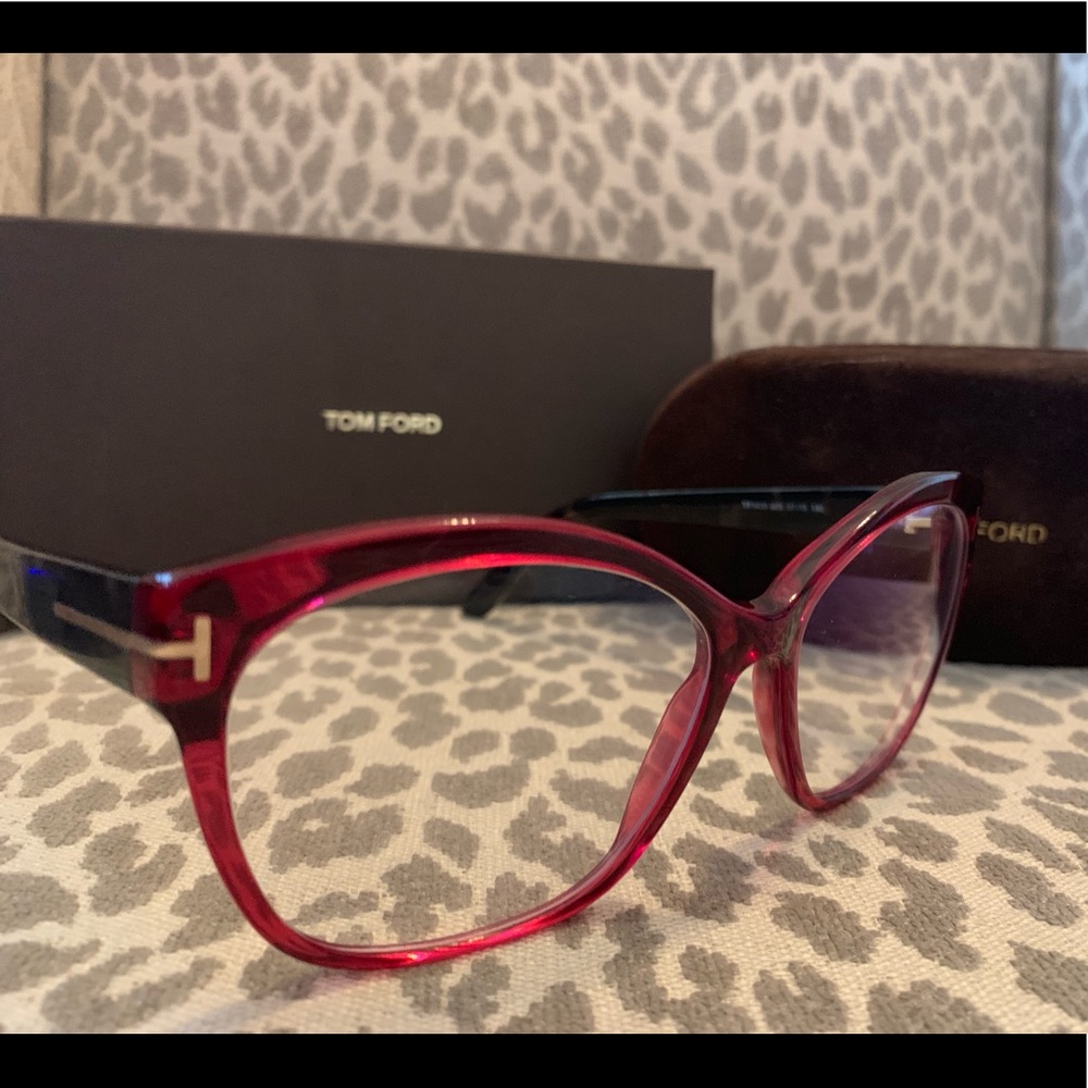 Authentic Tom Ford Soft Square Eyeglasses. - Picture 3 of 7